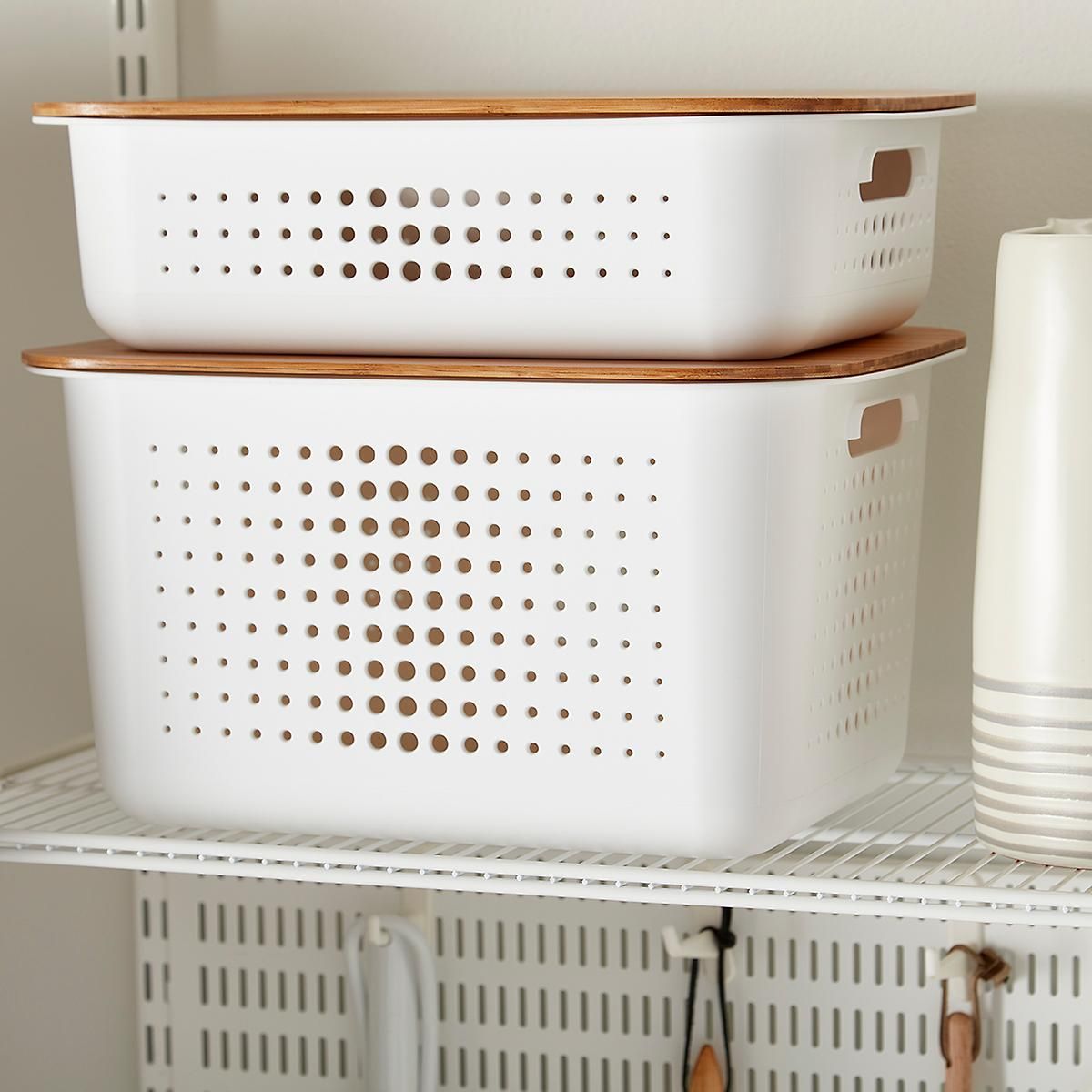 BAMBOO STORAGE BASKETS-3 SIZES-MASSIVE SALE BOXING DAY SALE NOW!