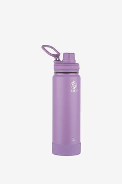 Takeya Actives Insulated Stainless Steel Water Bottle with Spout Lid, 24 oz, Lilac