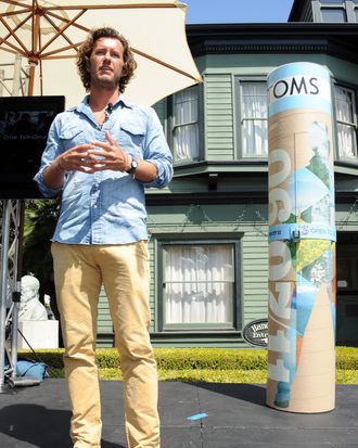 Blake Mycoskie, wearing a nice crunchy outfit.