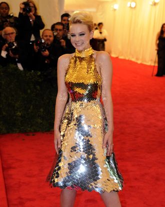 Carey Mulligan at the 2012 Met Gala.