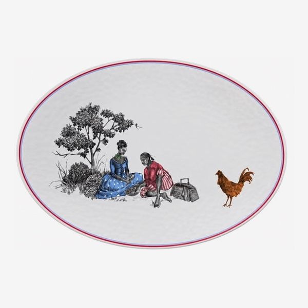 Sheila Bridges Harlem Toile Picnic Melamine Serving Tray