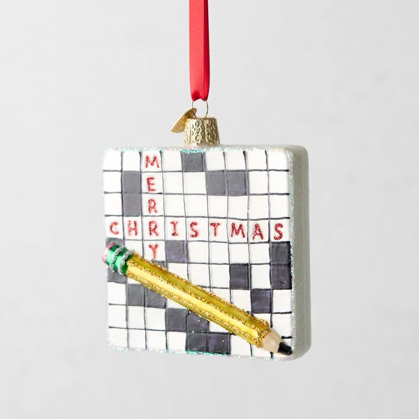 Hudson Grace Crossword Puzzle Ornament