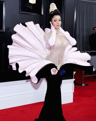 cardi b awards dress