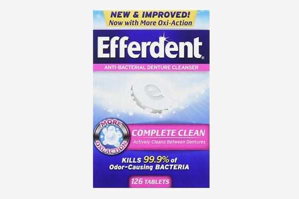 Efferdent denture cleaner