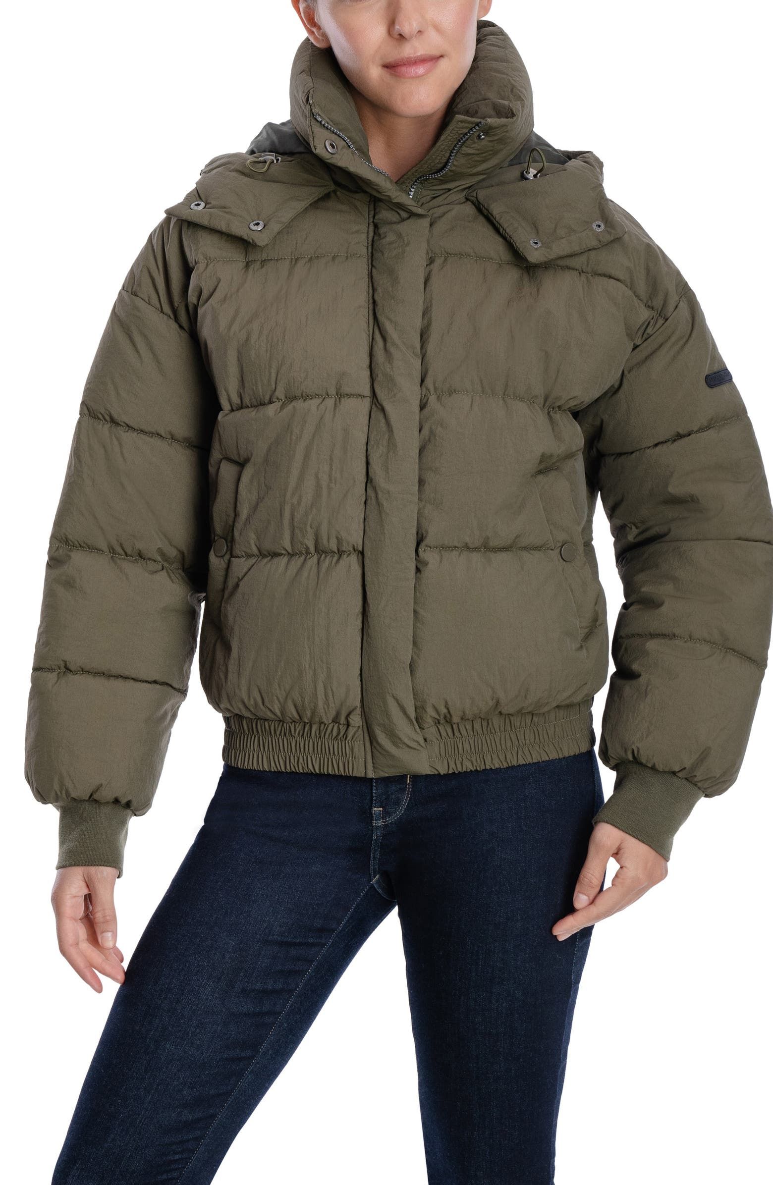 Lucky brand short store puffer jacket