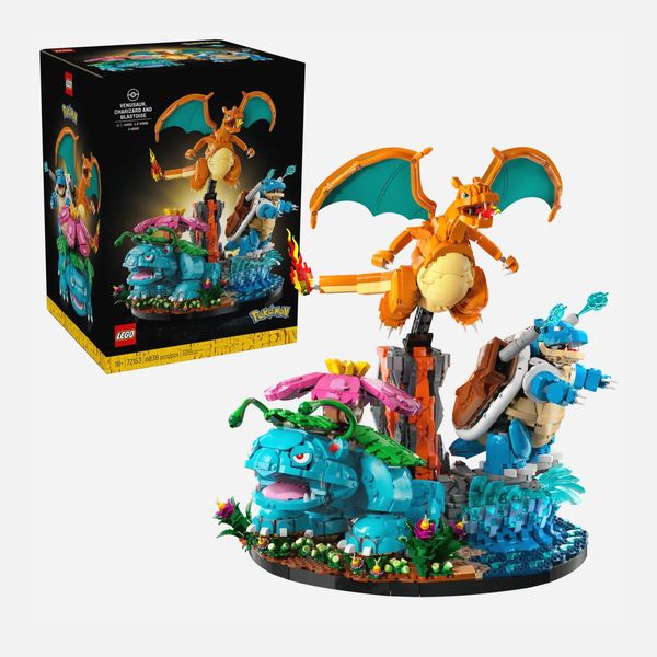 LEGO Pokémon Venusaur, Charizard and Blastoise