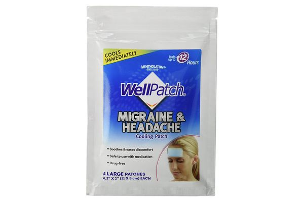 WellPatch Migraine & Headache Cooling Patch, 4 Patches