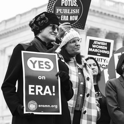 Press conference on urging Biden to sign ERA before the end of his term