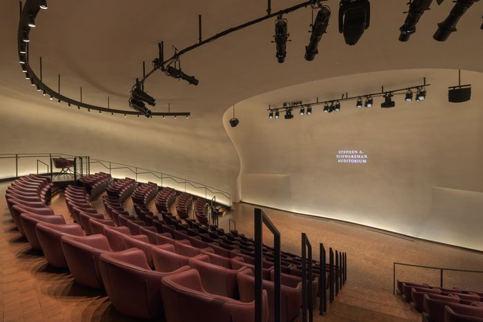 The new underground auditorium.