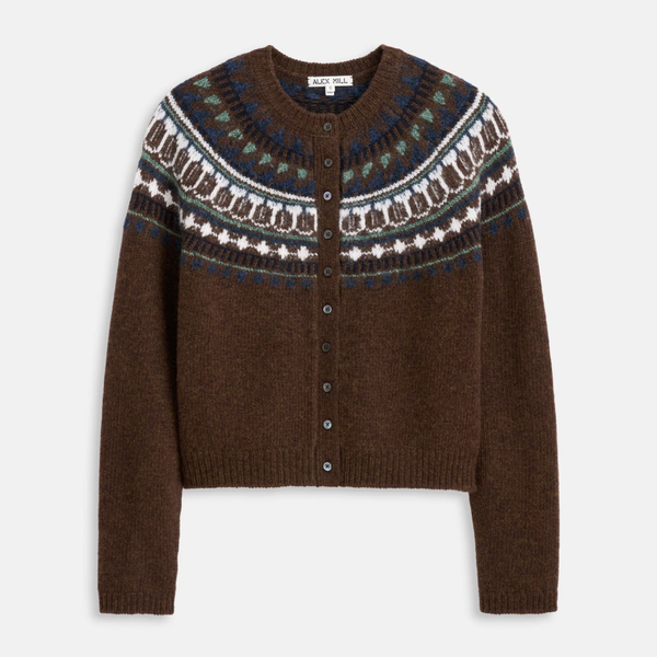 Alex Mill Charlotte Fairisle Sweater in Wool