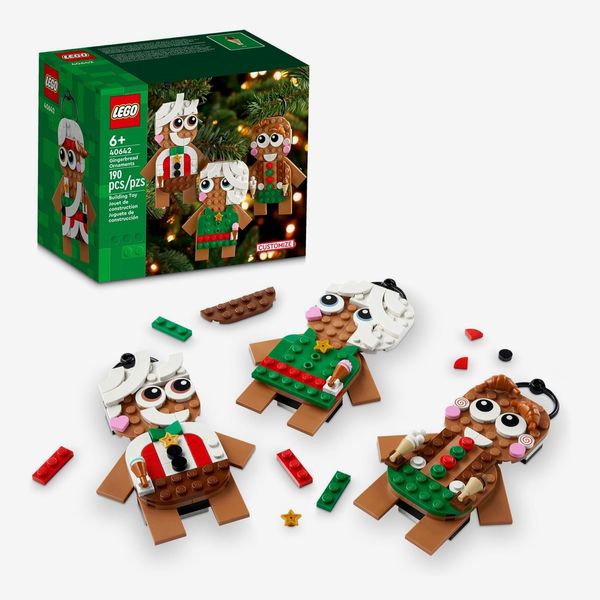 LEGO Gingerbread Ornaments