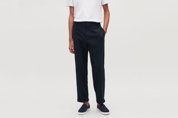 COS Tapered Cotton Trousers