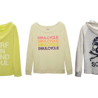 SoulCycle sweatshirts.