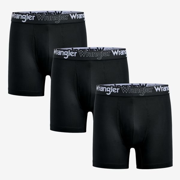 Wrangler Men’s Lightweight Performance Stretch Boxer Briefs,3-Pack