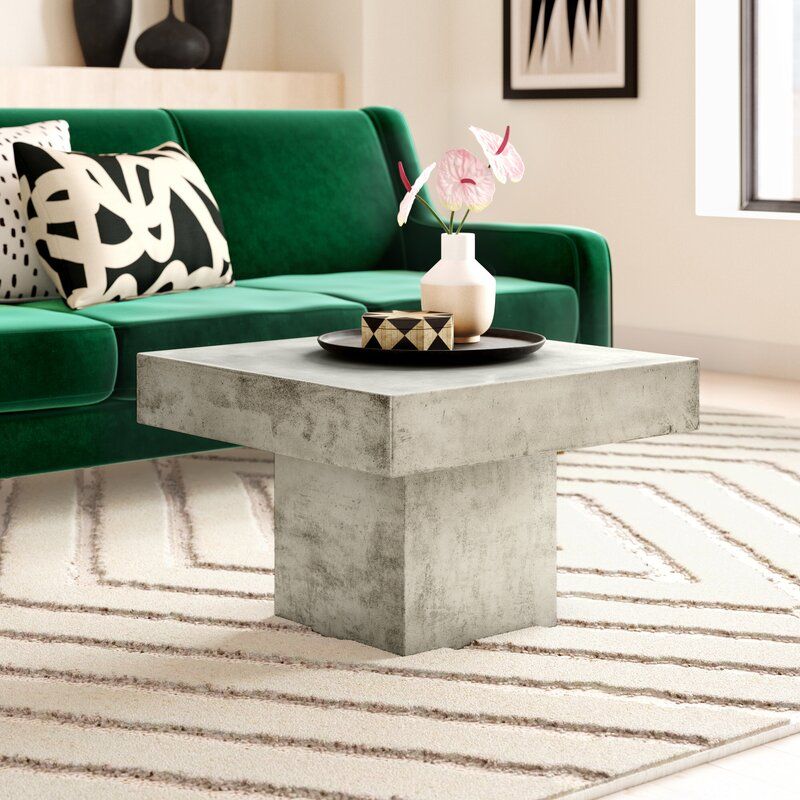 11 Best Stone Coffee Tables 2020 The, Cb2 Cement Coffee Table Weight