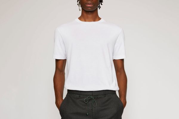 best slim fit white t shirt