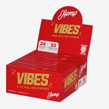 Vibes Hemp Papers Box of 24 Booklets