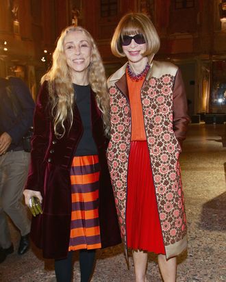 Franca Sozzani and Anna Wintour.