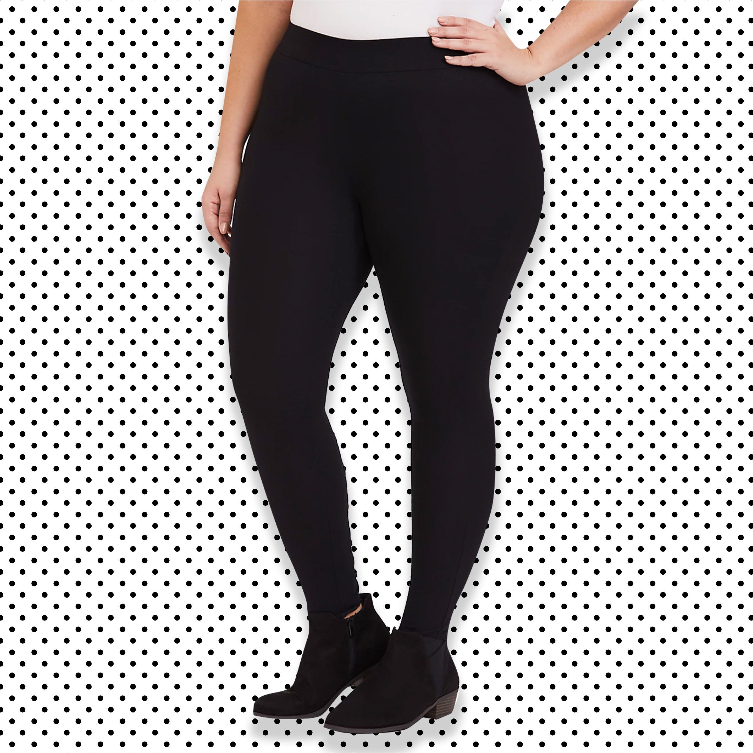 Spanx Ankle Length Ponte Hem Slit Leggings Tall-Nightfall-XS