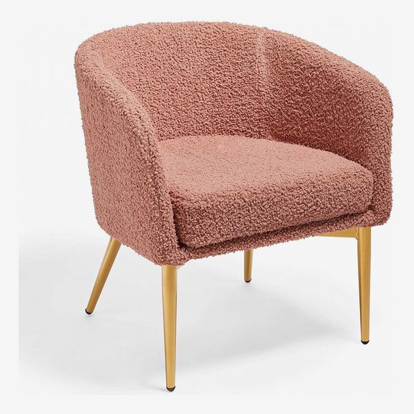 BTFY Pink Fluffy Teddy Chair