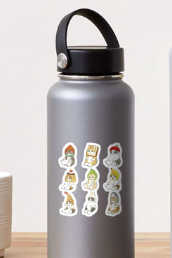 Mofusand - Food and Animal Set Sticker