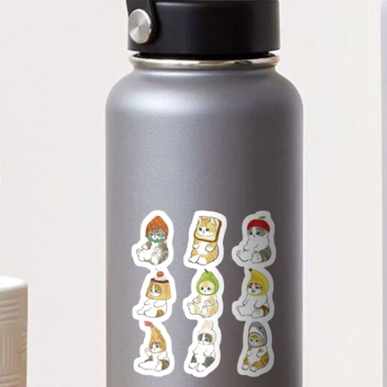 Mofusand - Food and Animal Set Sticker