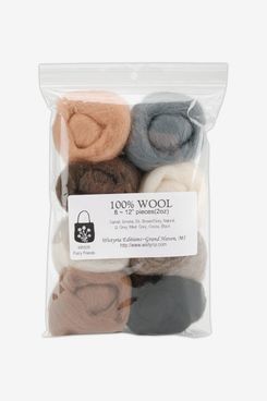 Wistyria Editions 8-Pack Wool Roving Yarn