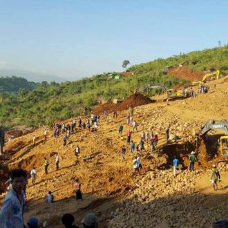 JADE MINE LANDSLIDE IN NORTHERN MYANMAR