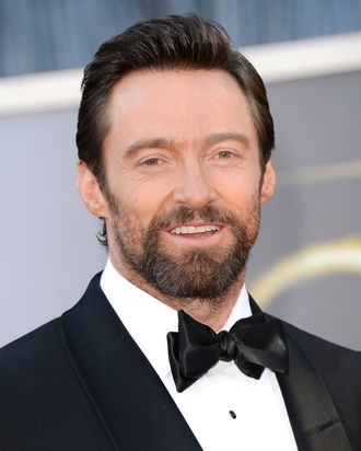 Hugh Jackman arrives at the Oscars at Hollywood & Highland Center on February 24, 2013 in Hollywood, California.