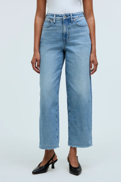 Madewell The Curvy Perfect Vintage Wide-Leg Crop Jean