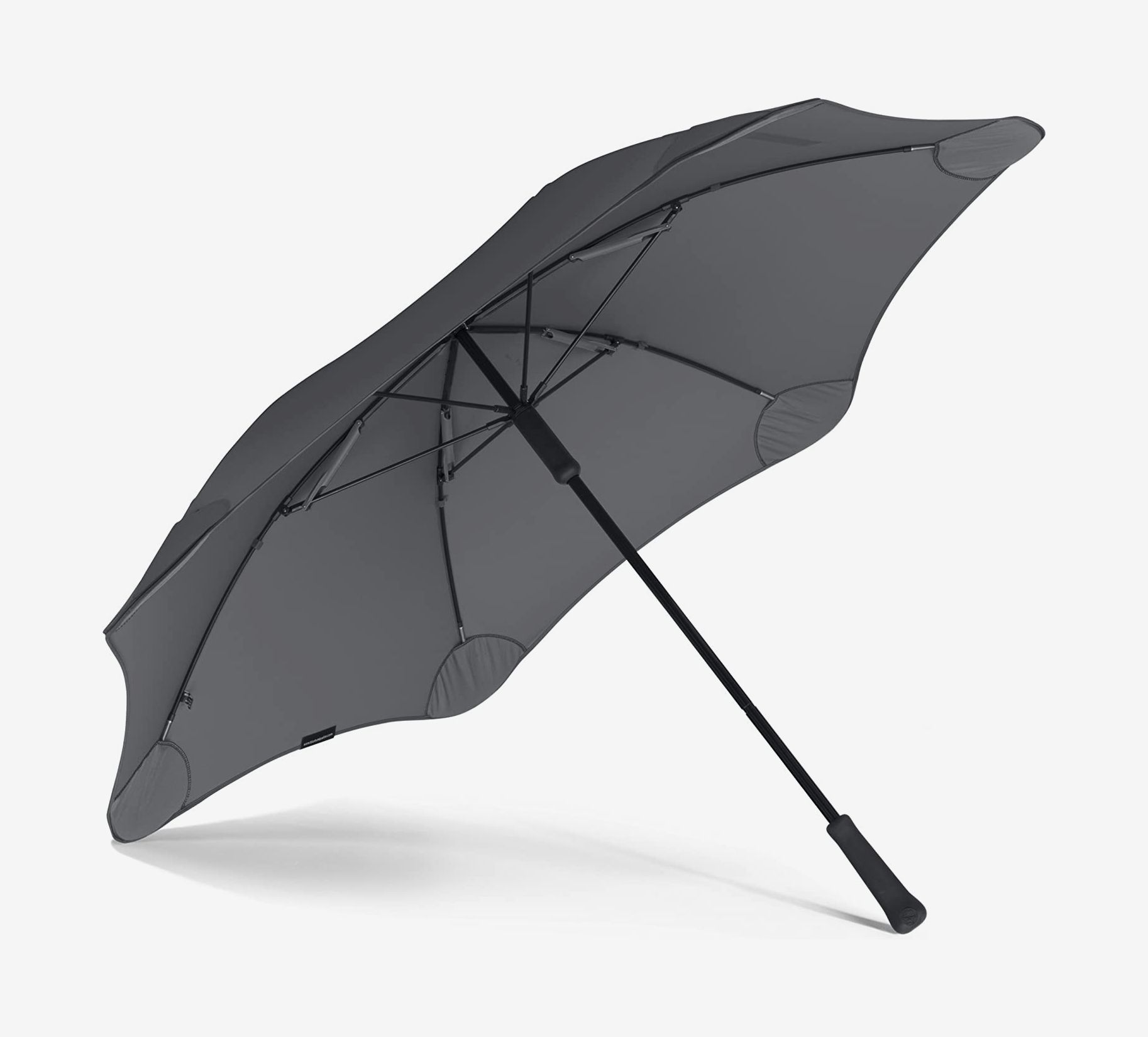 ZhiGe Foldable Umbrella,Automatic Umbrella Three Folding 10 Ribs Wooden Handle Business Men Umbrella Rain Women Parasol Windproof Umbrellas