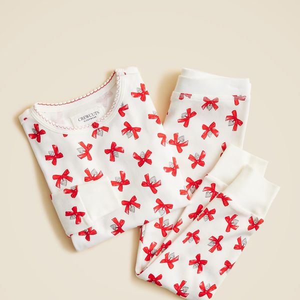 J.Crew Crewcuts Long-Sleeve Cotton Pajama Set in Prints