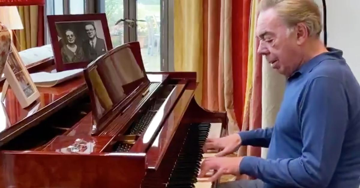 Andrew Lloyd Webber Plays Phantom on the Piano WATCH