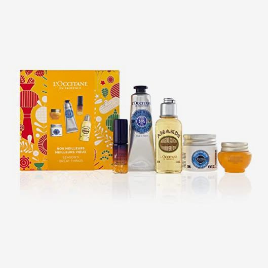 L'Occitane's Most Loved 5 Piece Collection Including Shea, Almond, Immortelle Ranges