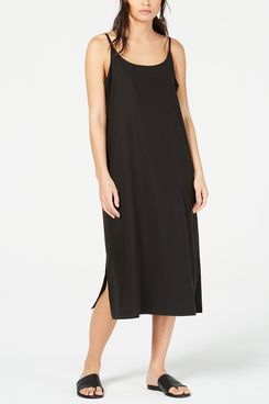 Eileen Fisher Tencel and Recycled Polyester Slip Dress, Regular & Petite