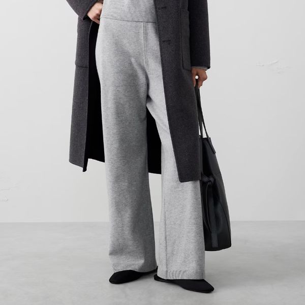 Banana Republic Factory Wide-Leg Mid-Rise Pull-On Sweater Pant