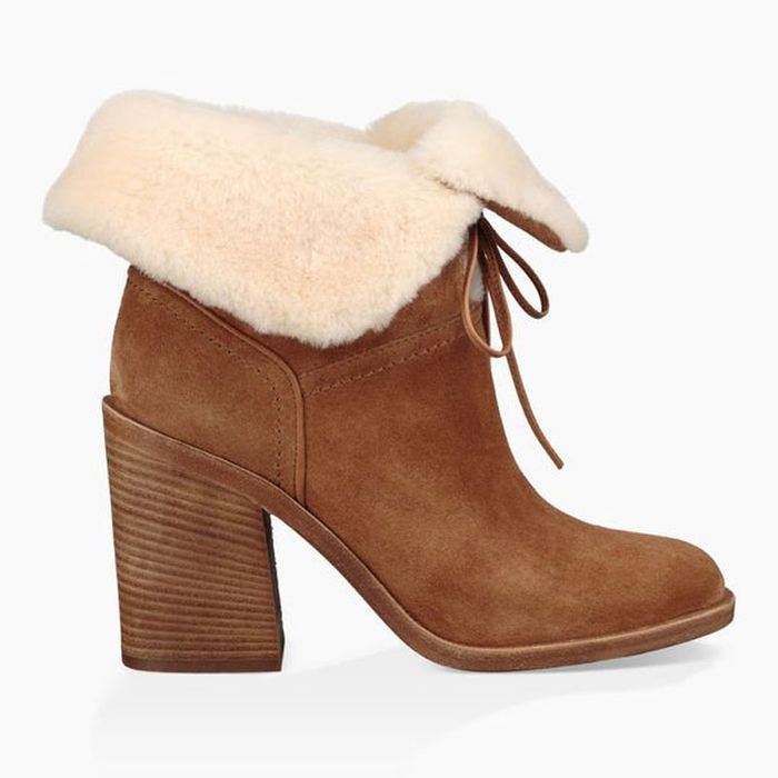 ugg heels with fur