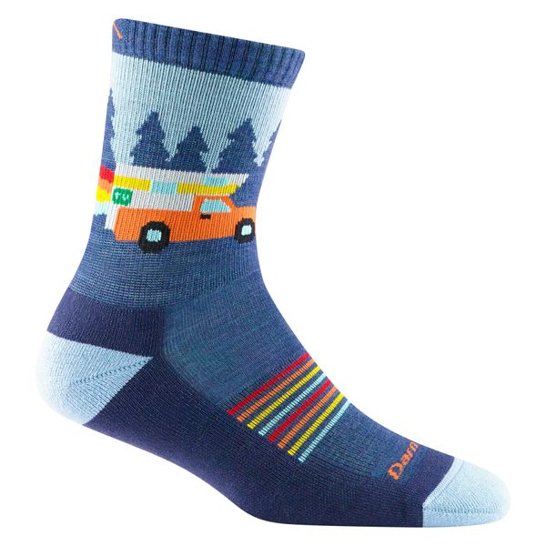 Darn Tough Kids Van Wild Micro Crew Lightweight Hiking Socks