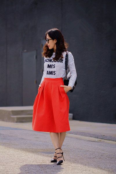 Best of the Week’s Style Bloggers: Roomy Skirts