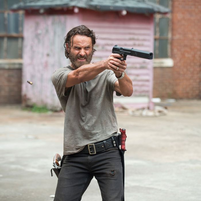 Andrew Lincoln as Rick Grimes - The Walking Dead _ Season 5, Episode 7 - Photo Credit: Gene Page/AMC
