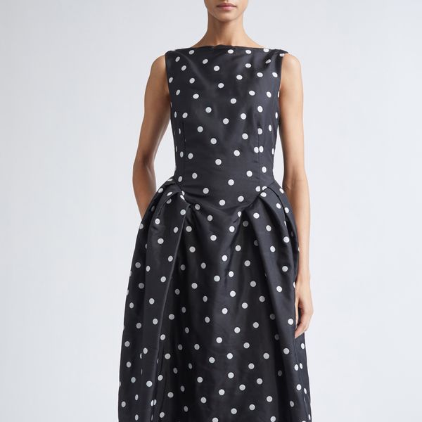 Stine Goya Voluminous Midi Dress - Quilted Dots
