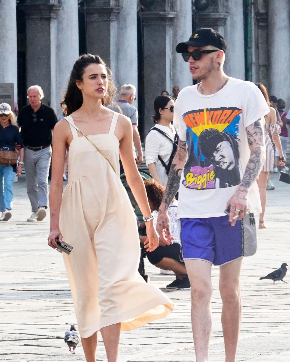 New Couple Pete Davidson And Margaret Qualley Visit Venice