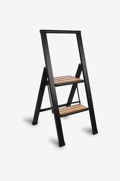 Sorfey Premium 2 Step Modern Bamboo Ladder