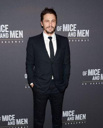 Actor James Franco attends the after party for the Broadway opening night for 