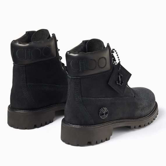 black glitter timbs