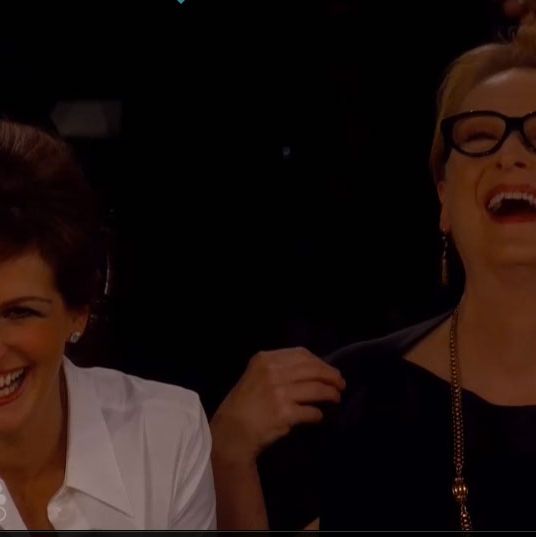 We don't think Meryl was just acting here, but even if she were, it would be impossible to tell. She's that good.