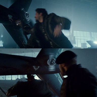 Statham punches your head into a helicopter’s tail rotor. (The Expendables 2)