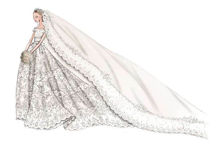 Princess Madeleine Wed in Valentino and a Tiara