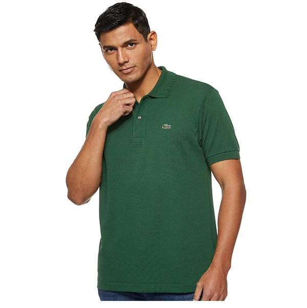 Lacoste Short-Sleeved L.12.12 Pique Polo Shirt