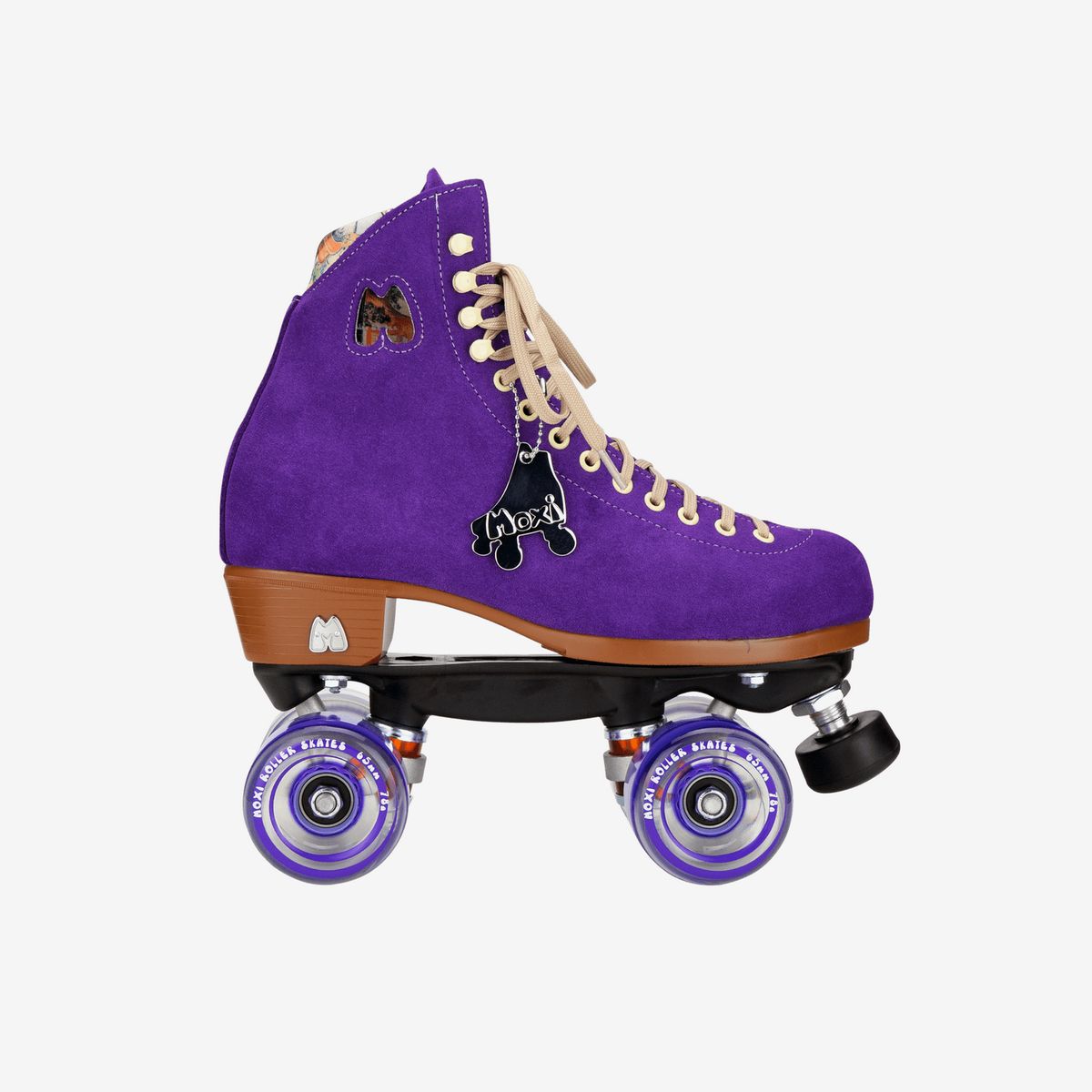 Roller Skates for Women Girls Size 7 White Purple for Adults Teenagers Kids 